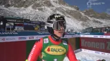 Jízda Lary Gutové-Behramiové v 2. kole obřího slalomu SP v Söldenu