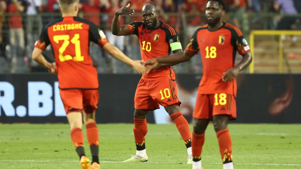 Romelu Lukaku se spoluhráči 