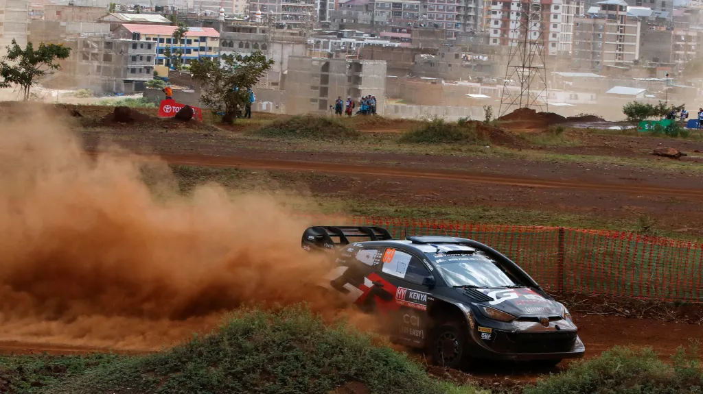 Kalle Rovanperä na Safari rallye