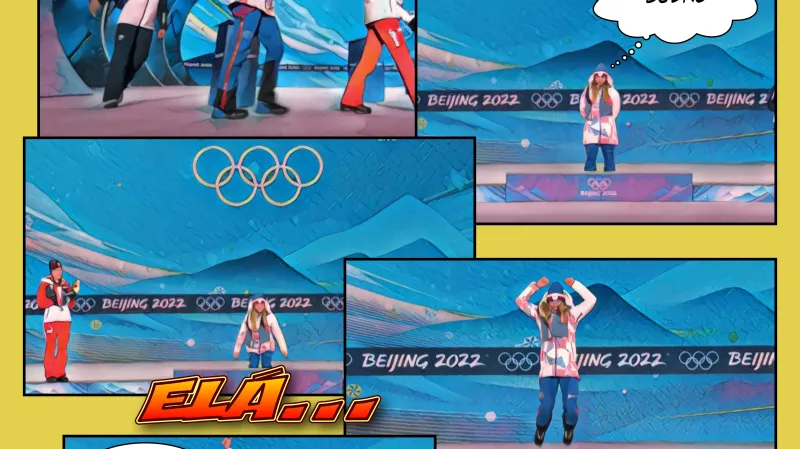 Komiks se zlatou Ester Ledeckou