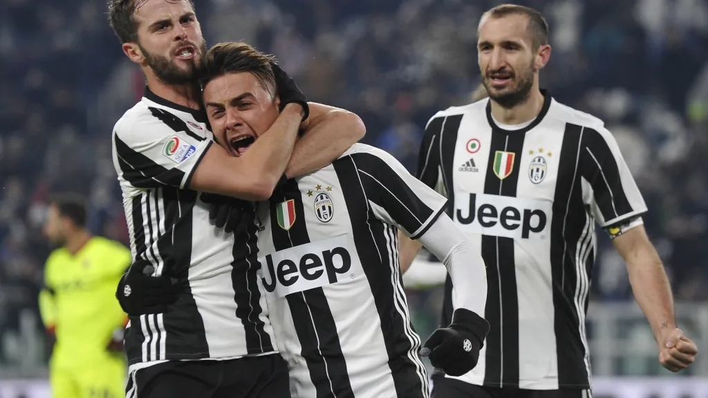 Radost fotbalistů Juventusu