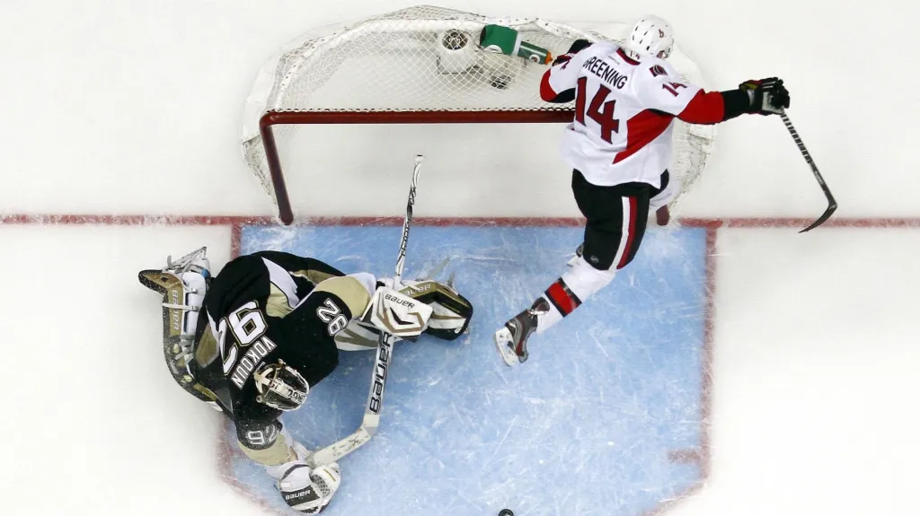 Tomáš Vokoun v zápase proti Ottawě