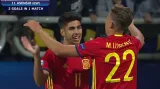 Gól v utkání Španělsko U21 - Makedonie U21: Asensio - 4:0 (54. min.)
