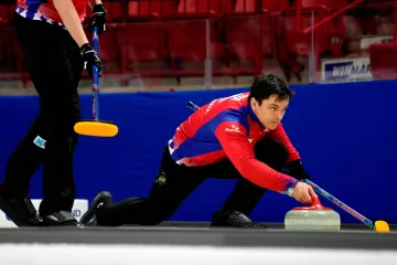 Skip českého týmu Lukáš Klíma