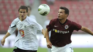 Libor Sionko v utkání s Hradcem