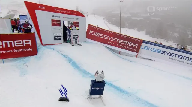 Jízda Jana Zabystřana v super-G v Kvitfjellu