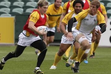 Australští hráči ragby