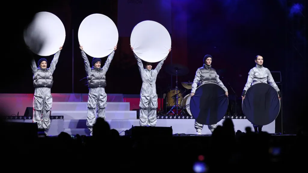 Slavnostní zahájení MS v biatlonu v Novém Městě na Moravě