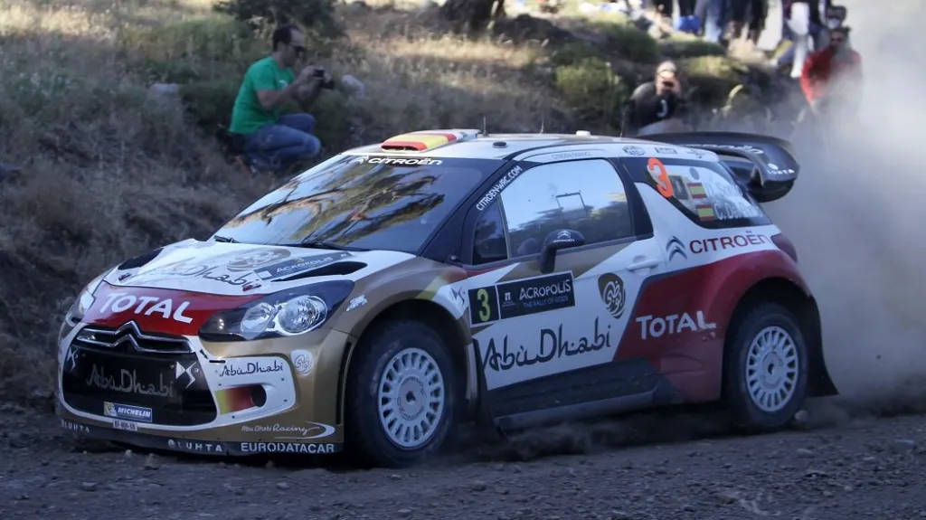 Citroën Daniel Sorda a Carlose Del Barria na Akropolis rallye