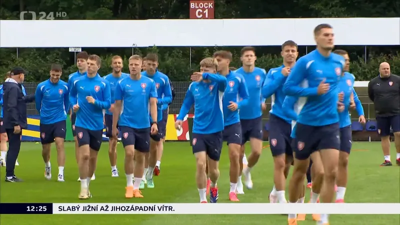 Češi mají po prvním tréninku na Euru