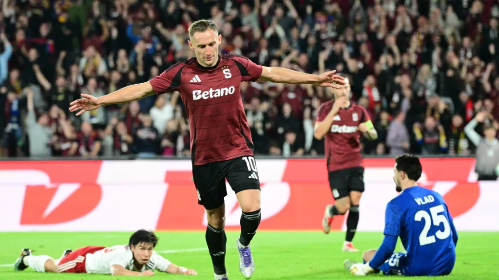 Útočník Sparty Jan Kuchta