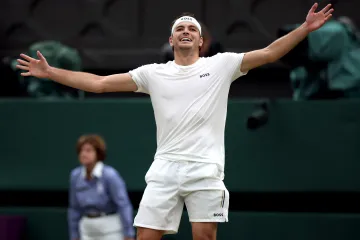 Taylor Fritz po výhře nad Zverevem