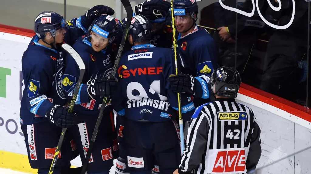 Radost hokejistů Liberce