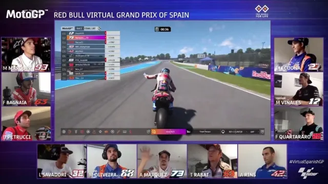 Viňales se na třetí pokus dočkal vítězství ve virtuální MotoGP