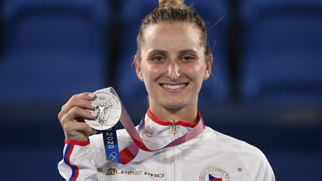 Markéta Vondroušová se stříbrnou olympijskou medailí