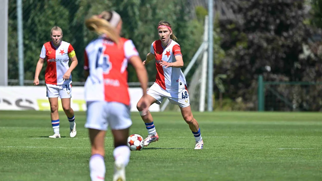 Hráčky Slavie Praha