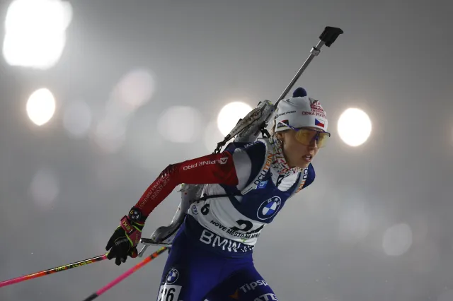 Sprint biatlonistek SP v Oslu