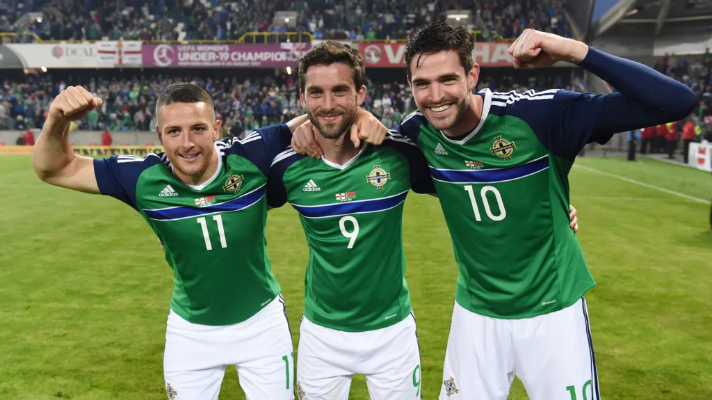 Radost fotbalistů Severního Irska