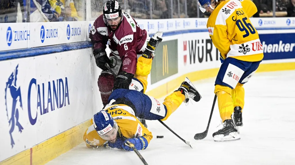 Michal Kempný v utkání proti Davosu