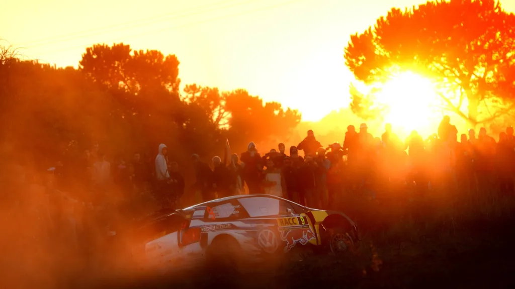 Andreas Mikkelsen na Katalánské rallye