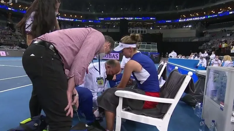 Krejčíková by proti Švýcarkám měla ve čtvrtek nastoupit