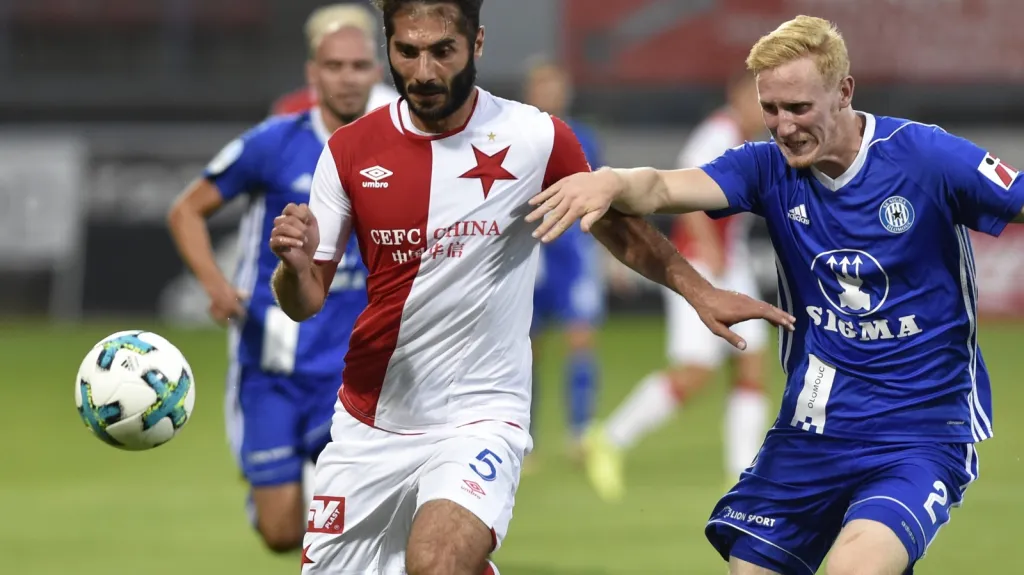 Utkání Olomouc - Slavia
