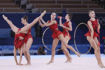 Moderní gymnastky z Bulharska