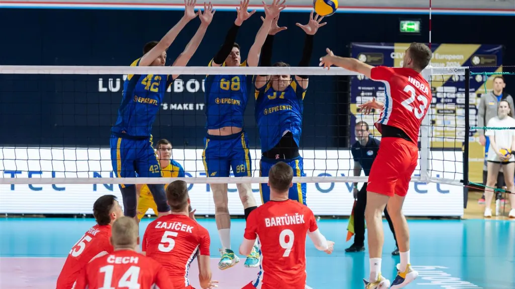 Utkání Ukrajina – Česko ve Zlaté Evropské lize