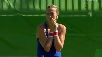 Závěrečný gem utkání Petra Kvitová - Madison Keysová