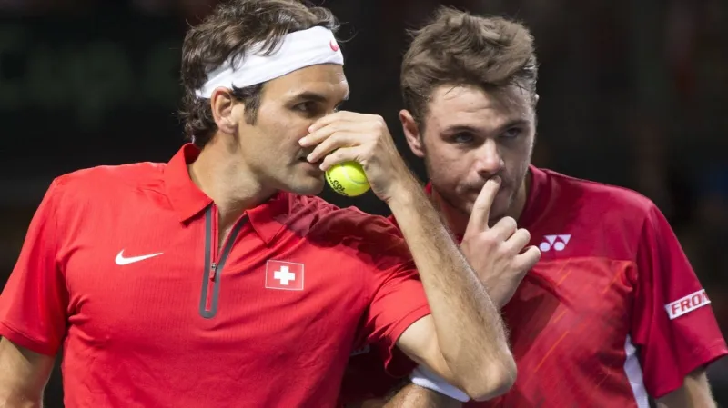 Roger Federer a Stanislas Wawrinka