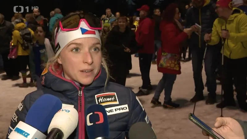 Biatlonovou exhibici ovládli Krčmář a Davidová