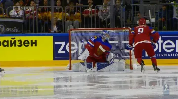 Gól v utkání Rusko - Finsko: Lehtonen - 4:2 (42. min.)