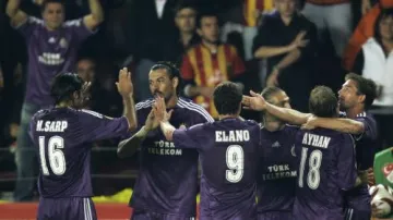 Hráči Galatasaraye Istanbul