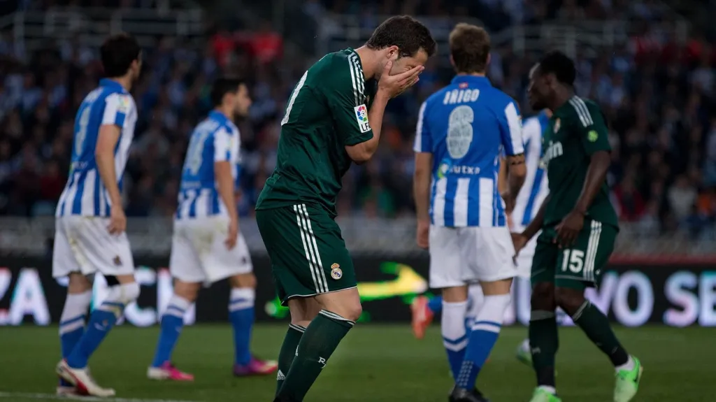 Smutnící Higuaín v zápase proti Sociedadu