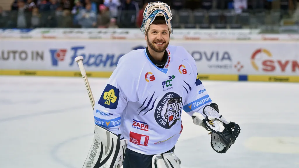 Ján Lašák z Bílých Tygrů Liberec