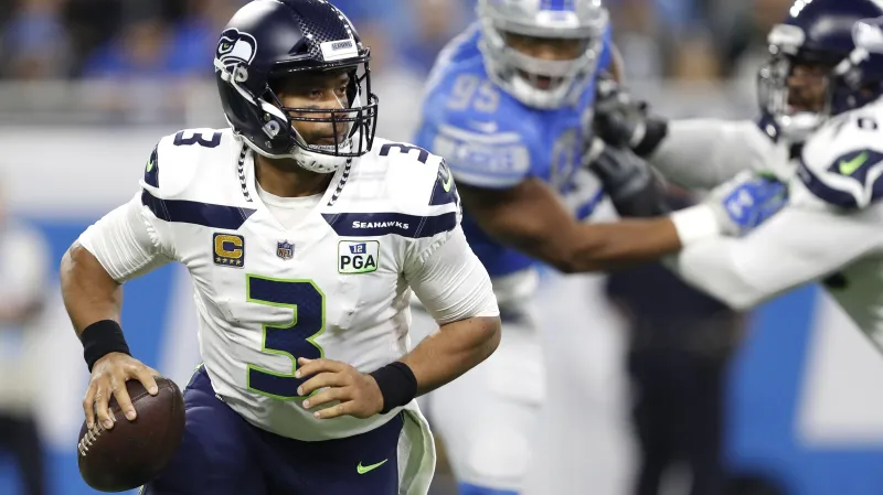 Quarterback Seattlu Russell Wilson