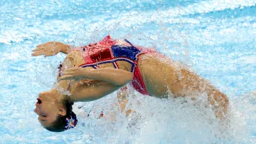 Vánoční cenu Prahy v synchronizovaném plavání vyhrála Barbora Kalvodová