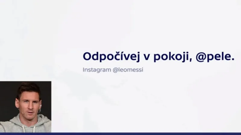 Svět se loučí s fotbalovým králem