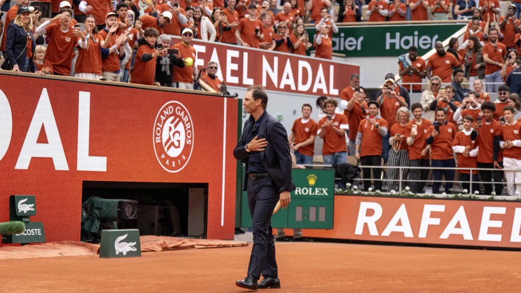 Loučení Rafaela Nadala s fanoušky na Roland Garros