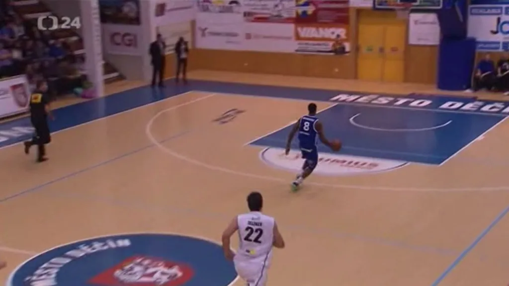 Sestřih basketbalového utkání Děčín - Ostrava