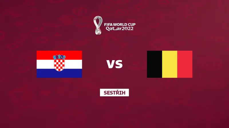 Sestřih utkání Chorvatsko - Belgie