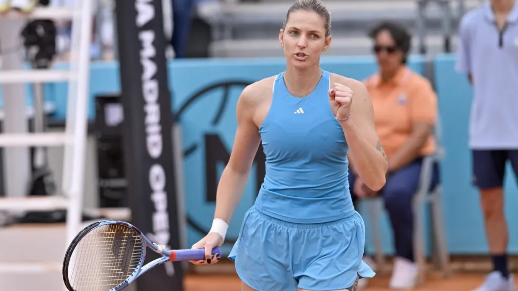 Karolína Plíšková na turnaji v Madridu
