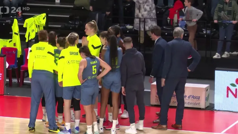 Sestřih utkání Villeneuve d 'Ascq – USK Praha