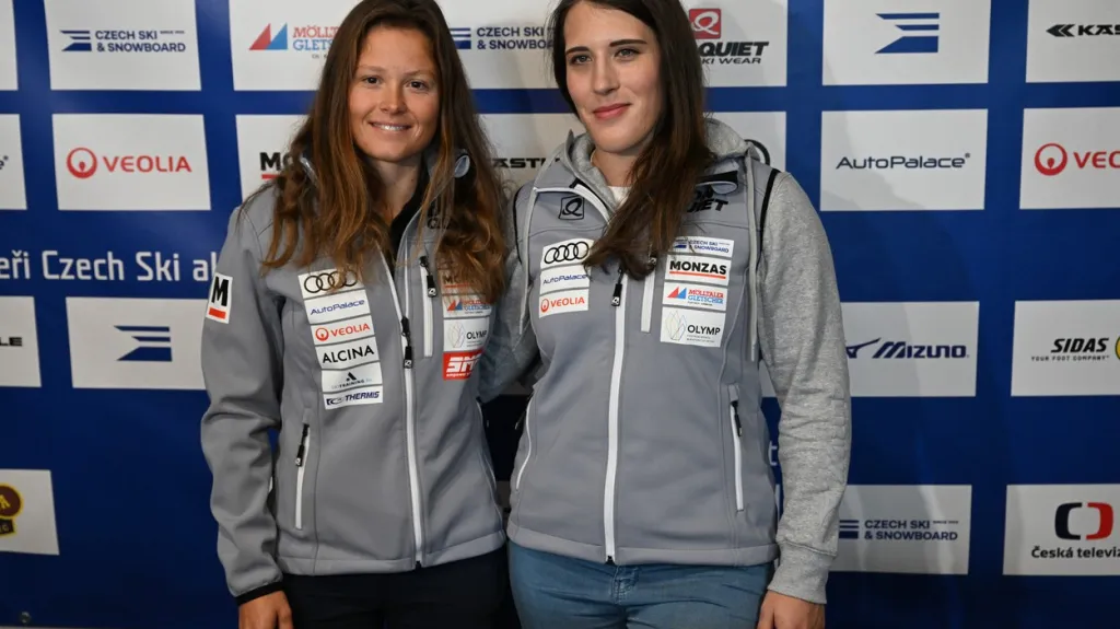 Adriana Jelínková a Gabriela Capová