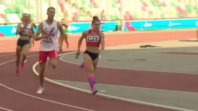 Evropské hry přinesly atletické experimenty. Například stíhací štafety