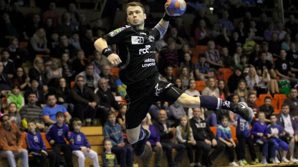 Hráč házenkářského týmu Lovosic