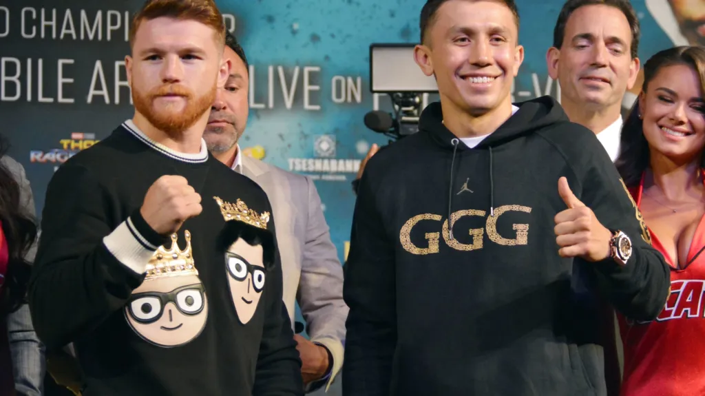 Canelo Alvarez a Genadij Golovkin