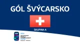 Gól v utkání Švýcarsko - Slovensko: Egli - 2:1 (24. min.)