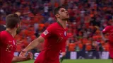 Gól v utkání Portugalsko - Nizozemsko: Guedes - 1:0 (60. min.)