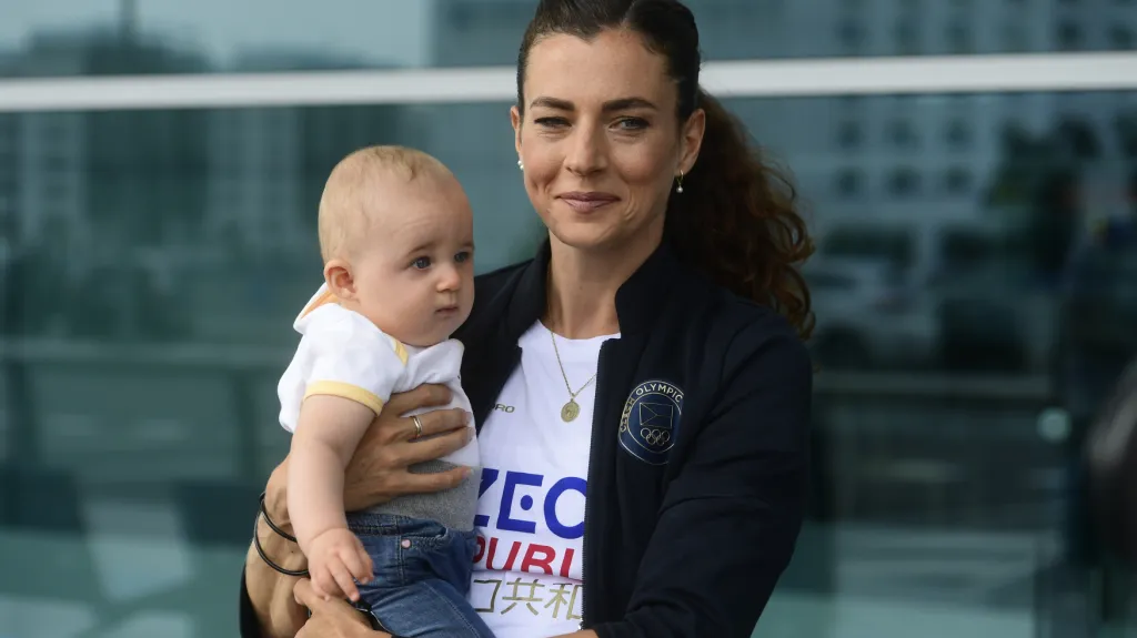 Kristiina Mäki se synem Kaapem